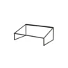 Creations Buffet Rectangle Angled Riser 13 7/8 x 21 7/8 in x 8 1/2 in Pivot Black