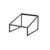 Creations Buffet Rectangle Angled Riser 13 7/8 in x 11 1/2 in x 8 1/2 in Pivot Black
