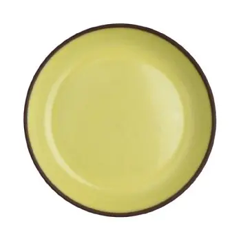 Maham Studio Deep Plate 6 3/8 in x 1 1/8 in (10 oz) Saffron - Set of 12