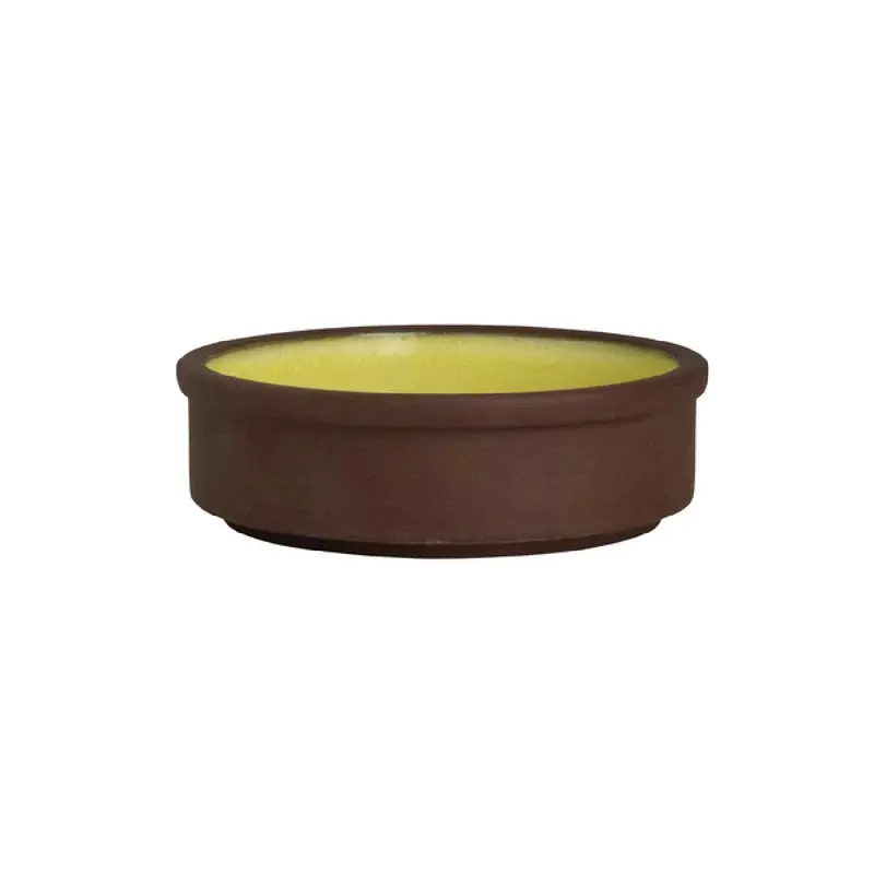 Maham Studio Stacking Tray 4 in x 1 1/8 in (4 oz) Saffron - Set of 12