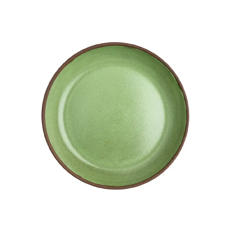 Maham Studio Deep Plate 6 3/8 in x 1 1/8 in (10 oz) Cardamom - Set of 12 Maham Studio Deep Plate 6 3/8 in x 1 1/8 in (10 oz) Cardamom - Set of 12