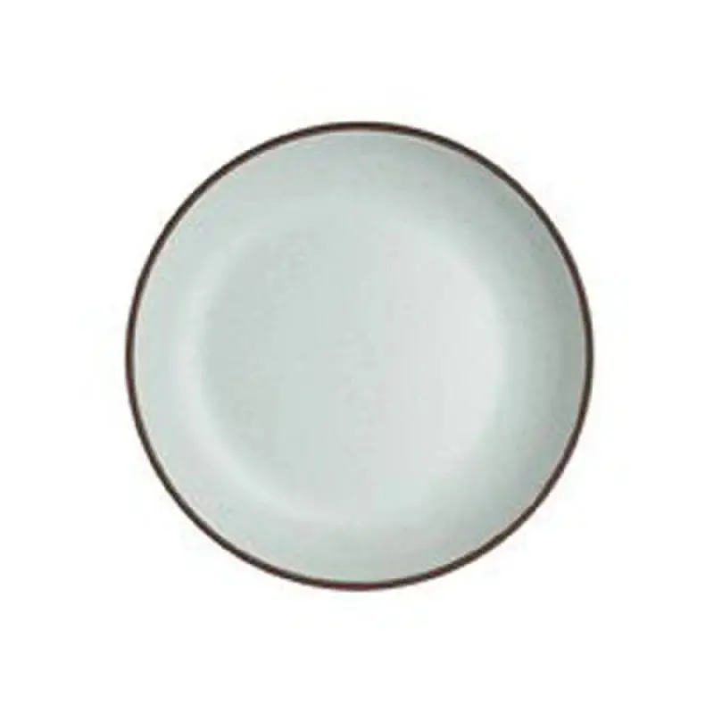 Maham Studio Deep Plate 8 3/4 in x 1 1/2 in (30 oz) Sea Salt - Set of 12 Maham Studio Deep Plate 8 3/4 in x 1 1/2 in (30 oz) Sea Salt - Set of 12