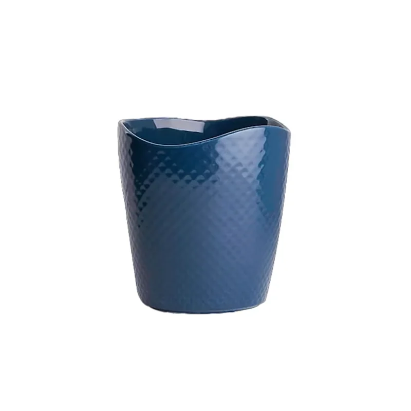Folio Alpha Ceram Crock 5 in x 5 1/2 in (1 qt) Ac Sapphire Blue - Set of 4