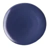 Folio Alpha Ceram Platter Round 14 in Ac Sapphire Blue - Set of 4