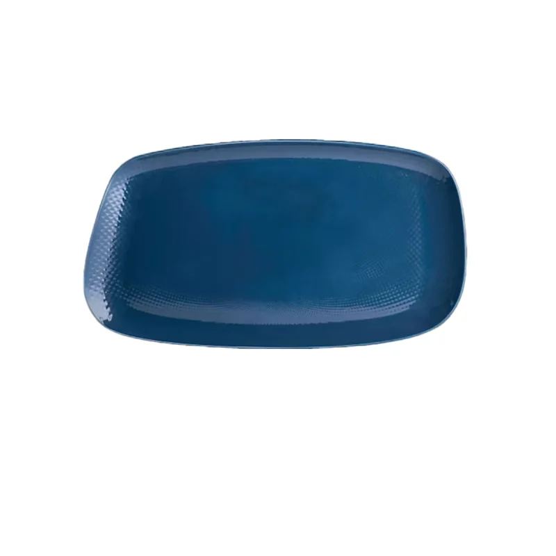 Folio Alpha Ceram Platter Rectangle 18 1/2 in x 10 1/2 in x 1 1/4 in Ac Sapphire Blue - Set of 4 Folio Alpha Ceram Platter Rectangle 18 1/2 in x 10 1/2 in x 1 1/4 in Ac Sapphire Blue - Set of 4