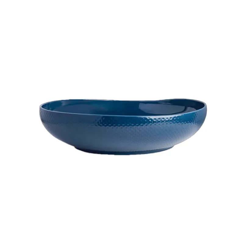 Folio Alpha Ceram Serving Bowl 15 in x 4 in (5 qt) Ac Sapphire Blue - Set of 4 Folio Alpha Ceram Serving Bowl 15 in x 4 in (5 qt) Ac Sapphire Blue - Set of 4