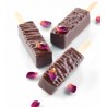 Silikomart Set of 2 Ice Cream Molds - Tray and 50 Sticks - Mini Stick Bar 60 x 20 h 20 mm
