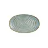 Folio Stoneware Oval Plate 9 in x 6 in Mar - Set of 12