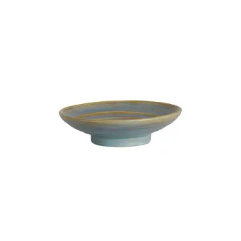 Folio Stoneware Flared Footed Bowl 7 in x 2 1/4 in (16 oz) Mar - Set of 12