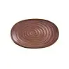 Folio Stoneware Oval Plate 9 in x 6 in Ocaso - Set of 12