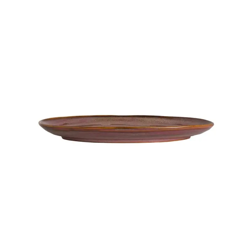 Folio Stoneware Oval Plate 9 in x 6 in Ocaso - Set of 12 Folio Stoneware Oval Plate 9 in x 6 in Ocaso - Set of 12