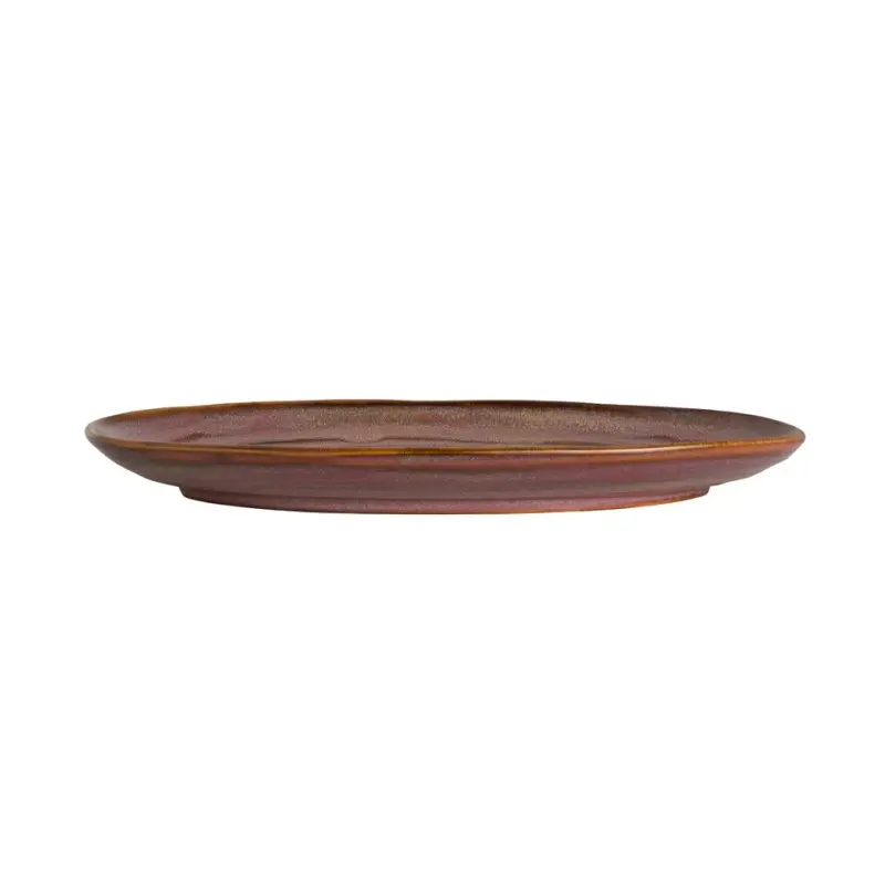 Folio Stoneware Oval Plate 11 in x 6 3/4 in Ocaso - Set of 12 Folio Stoneware Oval Plate 11 in x 6 3/4 in Ocaso - Set of 12