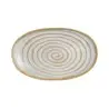 Folio Stoneware Oval Plate 11 in x 6 3/4 in Costa - Set of 12