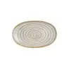 Folio Stoneware Oval Plate 9 in x 6 in Costa - Set of 12