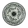 Anfora Plate Plana Coupe 9 in Talavera Motiva Black - Set of 12