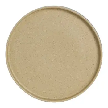Anfora Round Stack Tray 6 in Crete Chena/Matte White - Set of 24