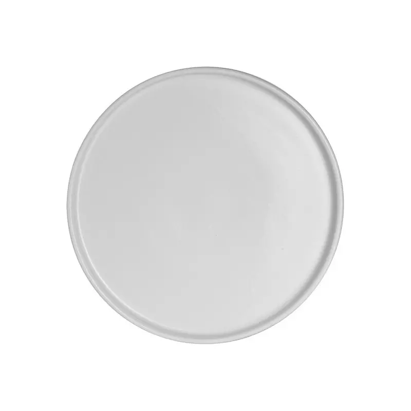 Anfora Round Stack Tray 4 in Crete Matte White - Set of 24 Anfora Round Stack Tray 4 in Crete Matte White - Set of 24