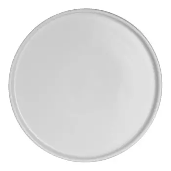 Anfora Round Stack Tray 6 in Crete Matte White - Set of 24