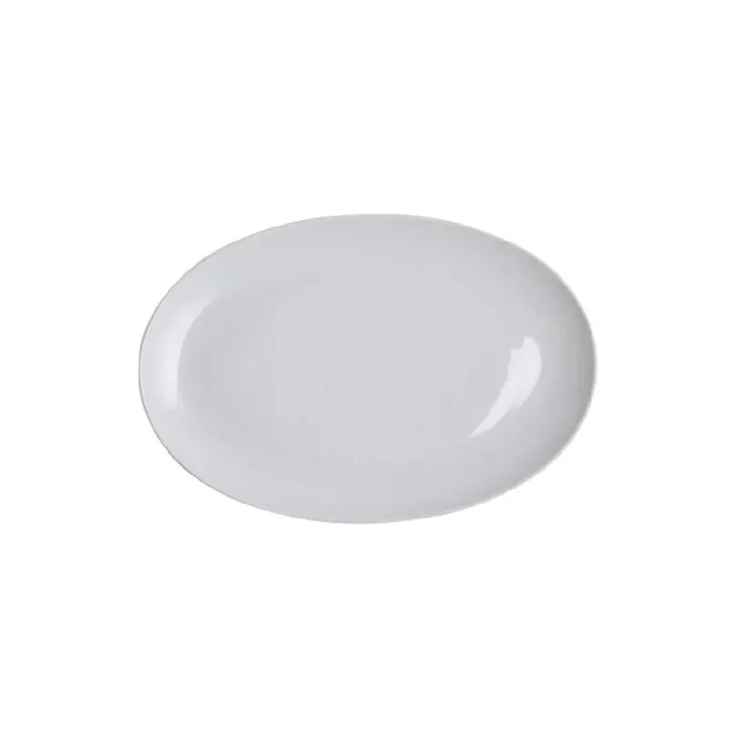 Royal Porcelain Oval Deep Coupe Platter 13 3/4 in x 9 1/4 in x 1 1/4 in Avalon - Set of 12