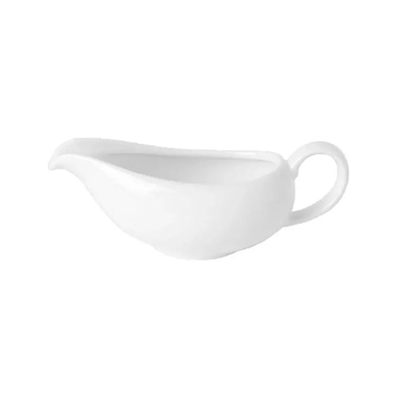 Royal Porcelain Sauce Boat 6 3/8 in x 3 in x 2 1/4 in (7 oz) Avalon - Set of 36