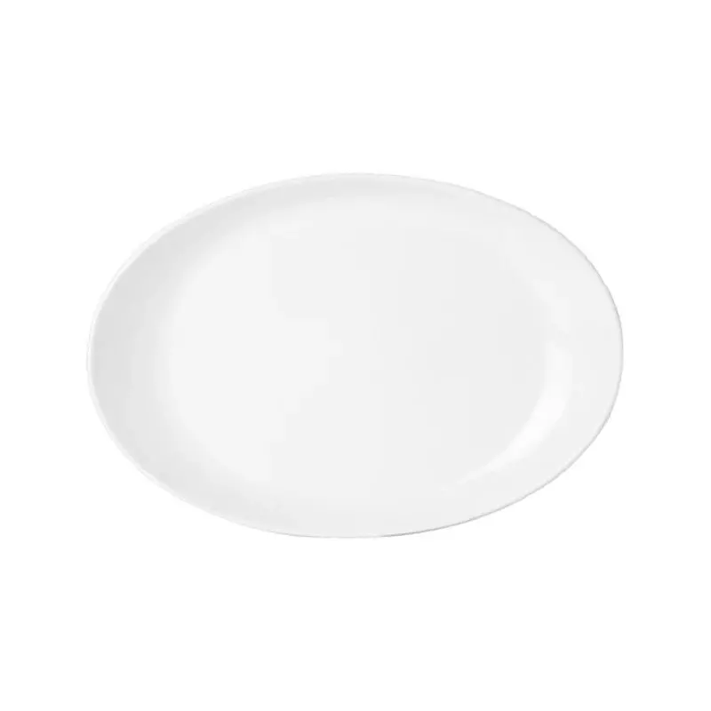 Royal Porcelain Winged Coupe Platter Oval 15 1/8 in x 10 3/8 in x 1 7/8 in Avalon - Set of 6 Royal Porcelain Winged Coupe Platter Oval 15 1/8 in x 10 3/8 in x 1 7/8 in Avalon - Set of 6