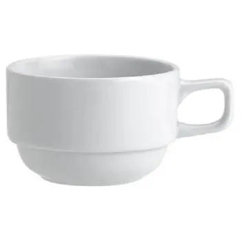 Royal Porcelain Stack Cup 4 1/2 in x 2 1/4 (7 oz) Avalon - Set of 36