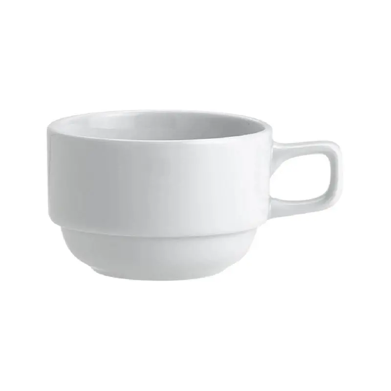 Royal Porcelain Stack Cup 4 1/2 in x 2 1/4 (7 oz) Avalon - Set of 36 Royal Porcelain Stack Cup 4 1/2 in x 2 1/4 (7 oz) Avalon - Set of 36