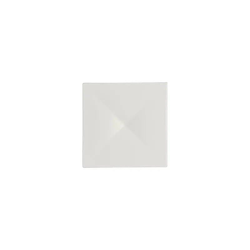 Rene Ozorio Fine China Square Elevation withindent 6 3/8 in x 6 3/8 in x 3/4 in White Album - Set of 12