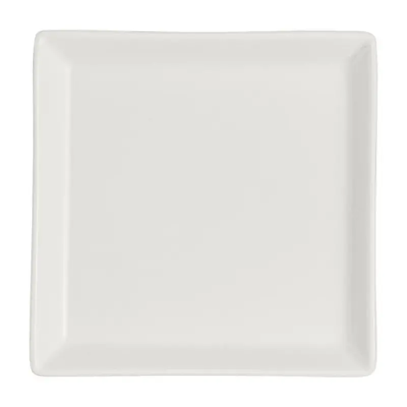Rene Ozorio Fine China Square Tray 3 7/8 in White Album - Set of 12