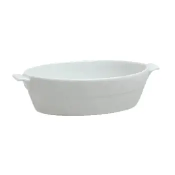 Rene Ozorio Large Oval Bowl 6 7/8 in x 3 5/8 in x 1 3/4 in (7 1/2 oz) Aura Gourmet - Set of 24