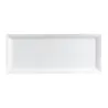 Rene Ozorio Tray Rectangle Embossed 9 1/2 in x 4 3/4 in Aura - Set of 24