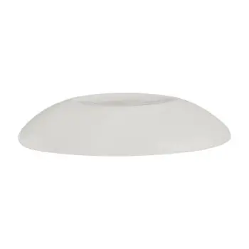 Rene Ozorio Fine China Stacking Condiment Lid 4 in x 1/2 in White Album - Set of 12