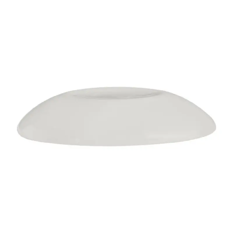 Rene Ozorio Fine China Stacking Condiment Lid 4 in x 1/2 in White Album - Set of 12 Rene Ozorio Fine China Stacking Condiment Lid 4 in x 1/2 in White Album - Set of 12