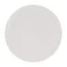 Rene Ozorio Fine China Round Elevation 8 3/4 in 5/8 in White Album - Set of 12