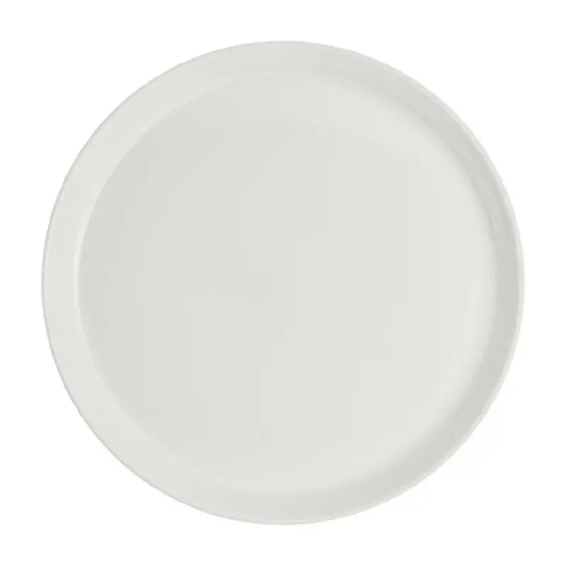Rene Ozorio Fine China Round Tray 7 1/2 in White Album - Set of 12