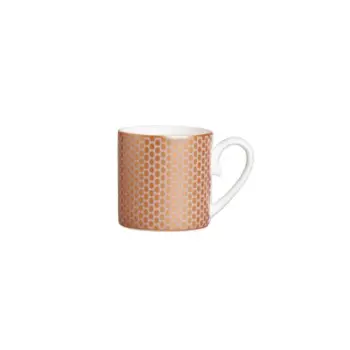 William Edwards Coffee Can 3 1/4 in x 2 1/4 in x 2 1/2 in (3 1/2 oz) Copper Mica And Grey Quanta - Set of 12