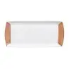 William Edwards L/S Rectangle Tray 13 3/8 in x 6 in Copper Mica And Grey Quanta - Set of 12