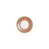 William Edwards Espresso Saucer Coupe 4 3/4 in (Fits And0112) Copper Mica And Grey Quanta - Set of 12