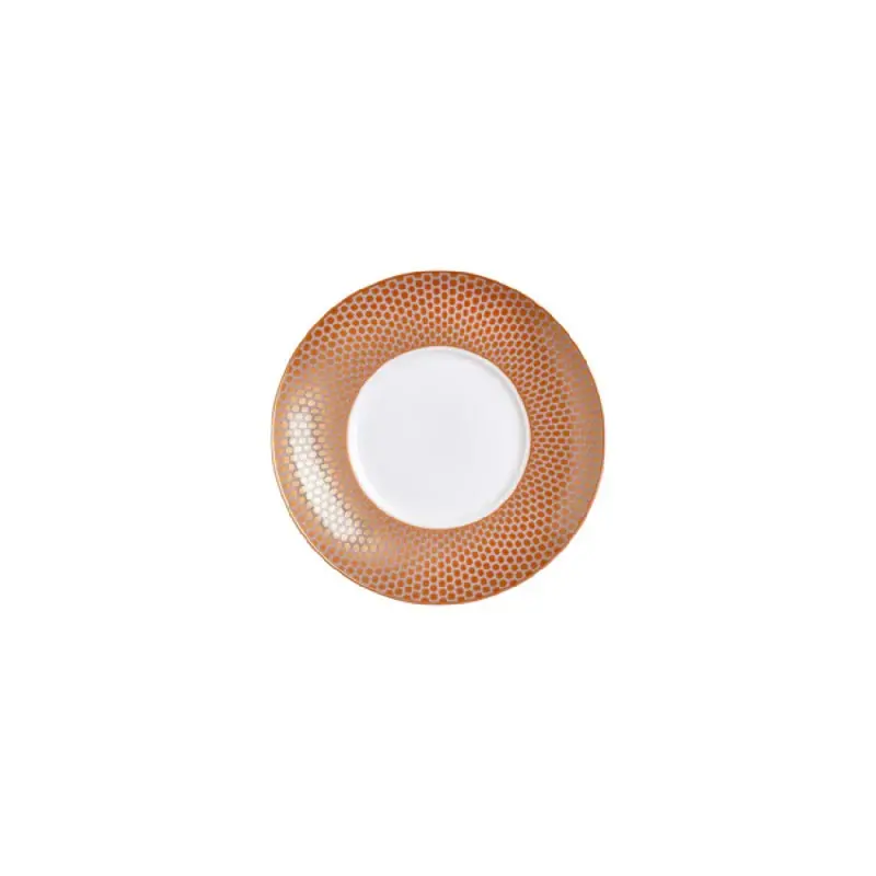 William Edwards Saucer 6 3/8 in (Fits And0110) Copper Mica And Grey Quanta - Set of 12 William Edwards Saucer 6 3/8 in (Fits And0110) Copper Mica And Grey Quanta - Set of 12