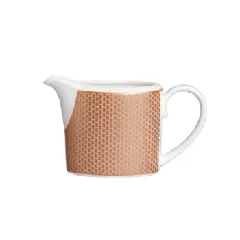 William Edwards Milk Jug S/S 3 1/4 in (7 3/4oz) Copper Mica And Grey Quanta - Set of 12