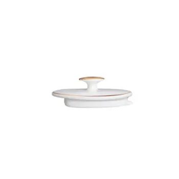 William Edwards 2 Cup Oval Teapot Lid (Fits And0337) Copper Mica And Grey Quanta - Set of 6