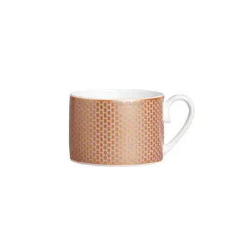William Edwards Tea Cup Can 4 3/8 in x 2 1/2 in (9 oz) Copper Mica And Grey Quanta - Set of 12