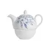 William Edwards Tea For One Teapot Coupe 4 7/8 in x 2 3/8 in (16 oz) Hive Blue - Set of 6