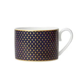 William Edwards Tea Cup Can 4 3/8 in x 2 1/2 in (9 oz) Jewel Cobalt - Set of 12