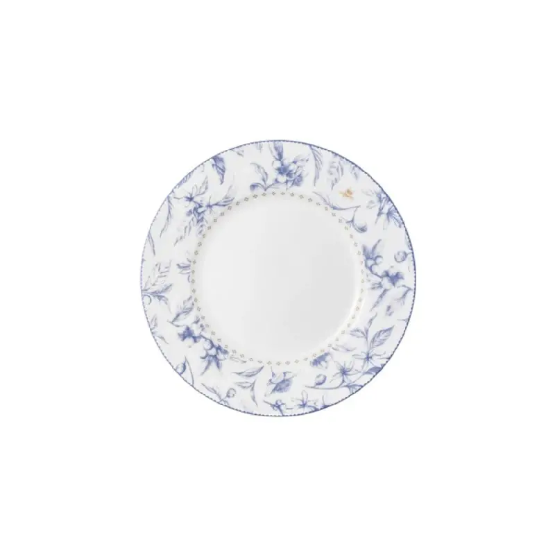William Edwards Plate 8 3/4 in Hive Blue - Set of 12 William Edwards Plate 8 3/4 in Hive Blue - Set of 12