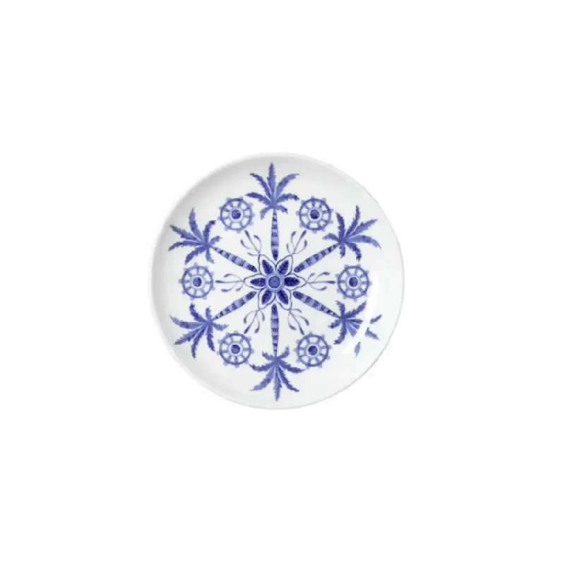 William Edwards Butter Dish Coupe 4 3/4 in Sultans Garden Blue - Set of 24 William Edwards Butter Dish Coupe 4 3/4 in Sultans Garden Blue - Set of 24