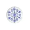 William Edwards Butter Dish Coupe 4 3/4 in Sultans Garden Blue - Set of 24