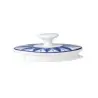 William Edwards 2 Cup Oval Teapot Lid (Fits And0337)Sultans Garden Blue - Set of 6