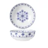 William Edwards Large Bowl Coupe 9 1/8 in (2 qt) Sultans Garden Blue - Set of 6