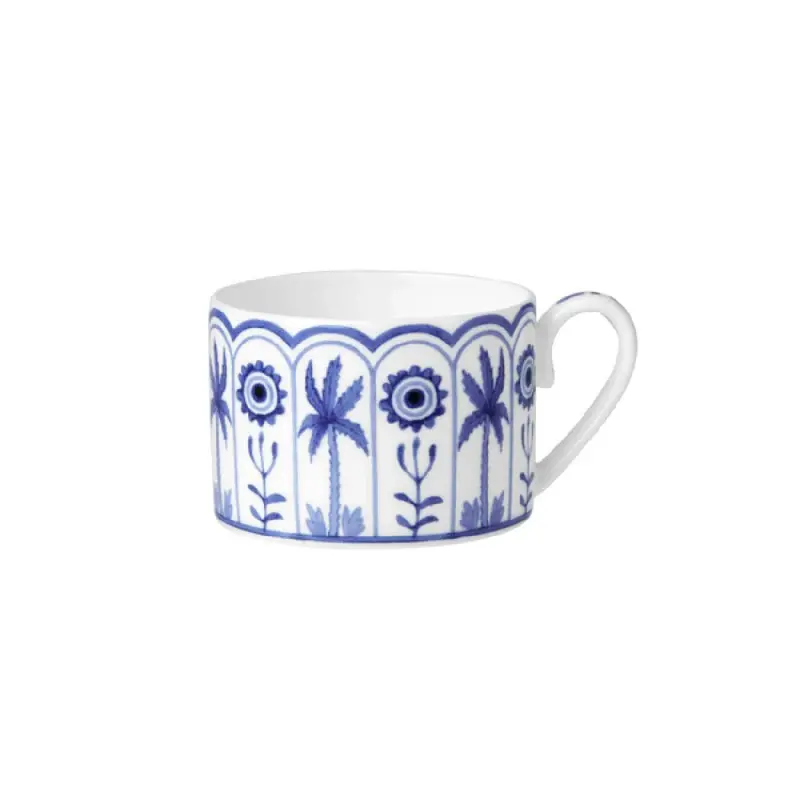 William Edwards Tea Cup Can 4 3/8 in x 2 1/2 in (9 oz) Sultans Garden Blue - Set of 12 William Edwards Tea Cup Can 4 3/8 in x 2 1/2 in (9 oz) Sultans Garden Blue - Set of 12